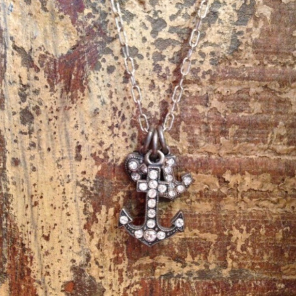NEW Anchor Charm Necklace Catherine Popesco La Vie